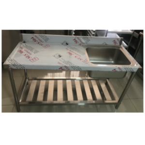 Mesa Inoxidable con poceta